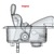 koenigsegg hood release handle assy