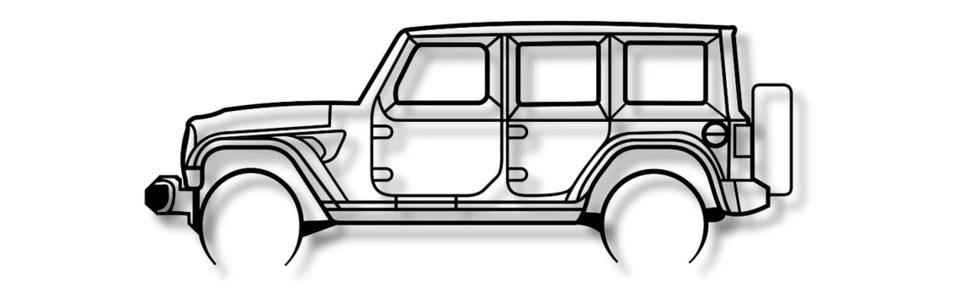 Jeep Wrangler JL Silhouette