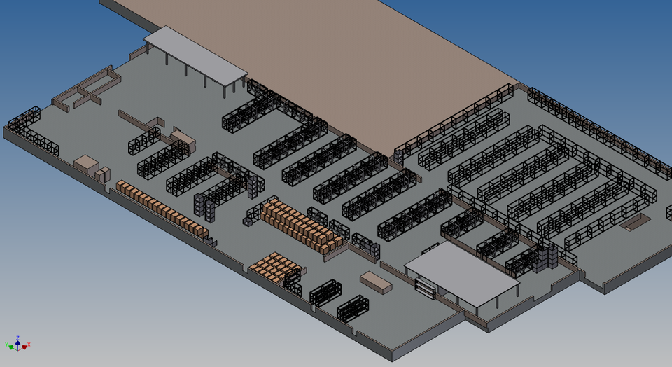 1:1 Big storage Hall.