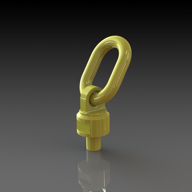 AustLift swivel eye bolt M16 3D CAD Model Library GrabCAD