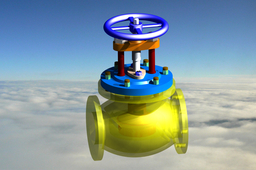 assembly of stop valve