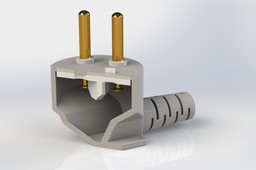 PVC 3 pin plug 