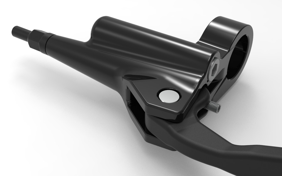 Bicycle Hydraulic Brake Master Cylinder Assembly 3D CAD Model Library
