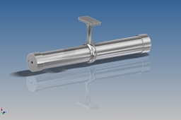 Wardrobe hanging rail support with brackets
