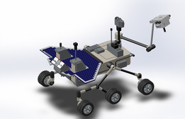 Mars Rover Curiosidad Solidworks