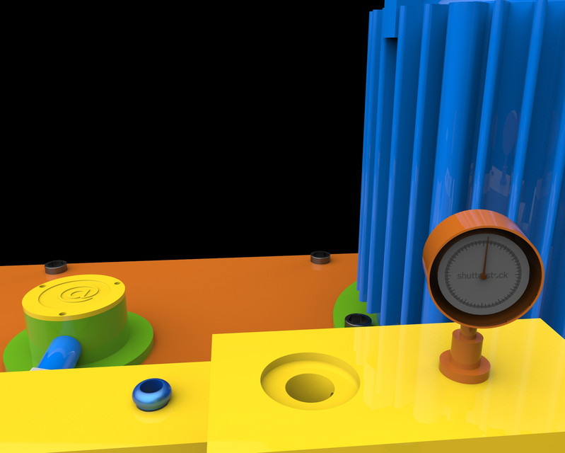 hydraulic tank 3D CAD Model Library GrabCAD