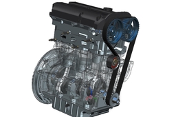 3 cylinder engine design for University Main Project
