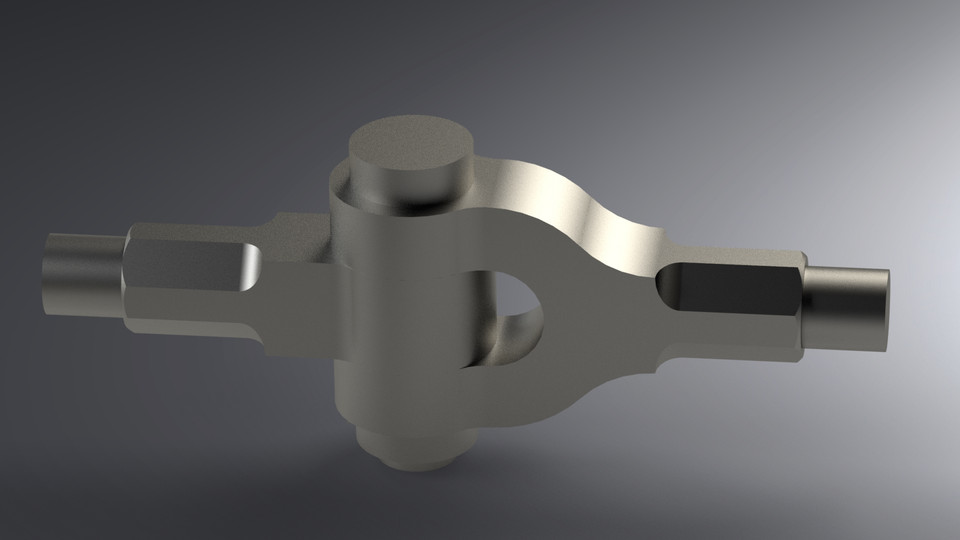 Knuckle Joint 3D CAD Model Library GrabCAD