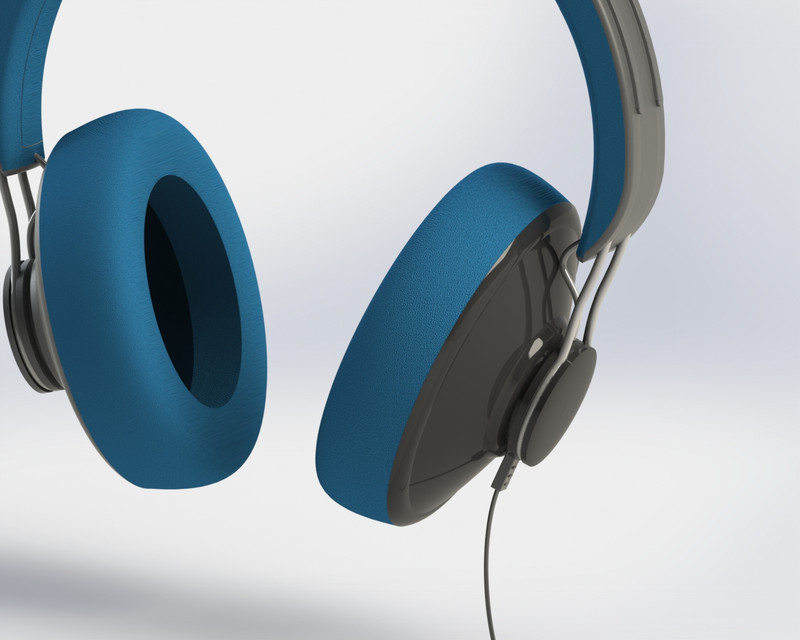 CAD Model of Headphone(GIZMO) 3D CAD Model Library GrabCAD