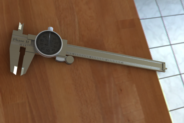 Phase II dial calipers