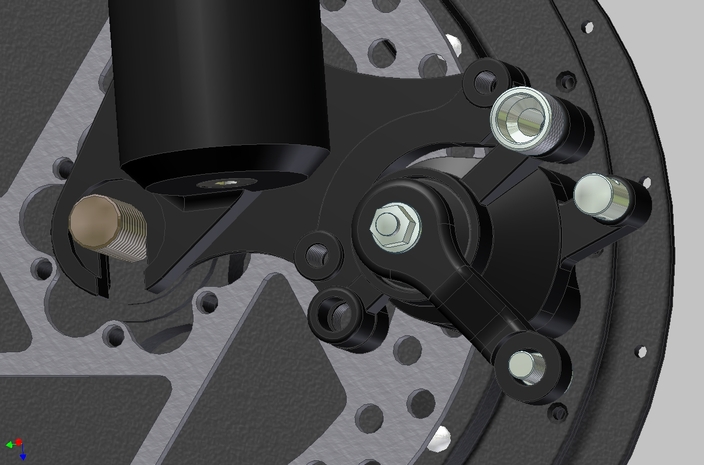 Brake mounting
