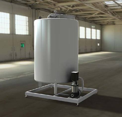 1500 litre water tank with pump