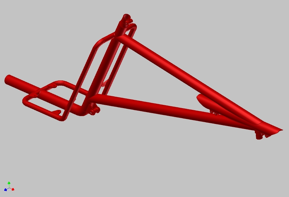 CMX-Pit Bull Tandem middle frame