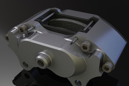 Minisport 4pot Caliper Assembly