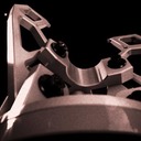 Mechanical hydraulic clamp animation