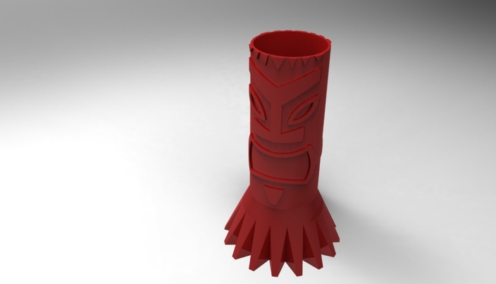 Fogulo flower vase - Statue