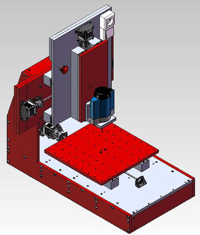 CNC homemade milling machine fraiseuse