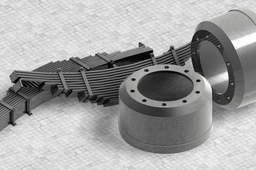 Leaf Spring and Brake Drum