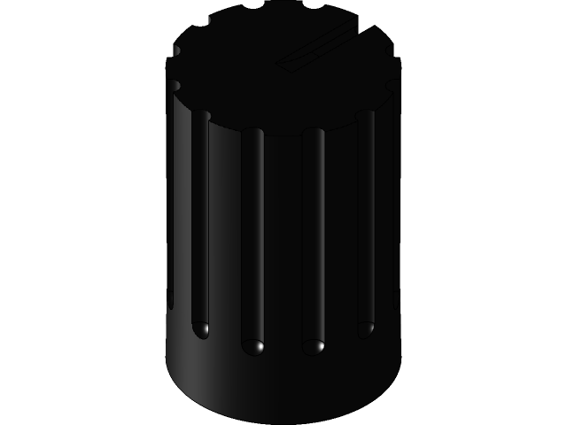 Rotary Knob 3d Cad Model Library Grabcad
