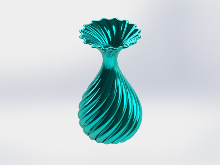 tempat bunga | 3D CAD Model Library | GrabCAD