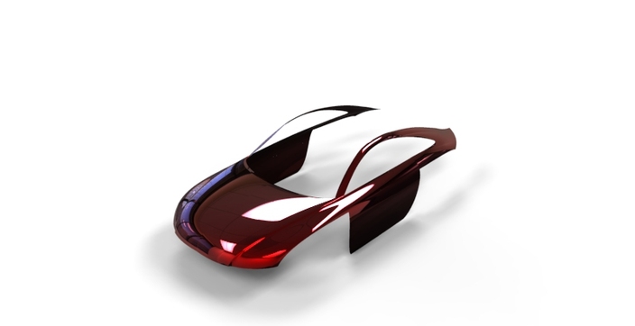 Audi TT car body part #1