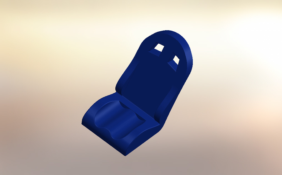 racing car seat 3D CAD Model Library GrabCAD