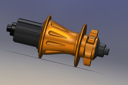 32H 8/9 speed rear hub