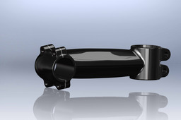 Road bike handlebar stem