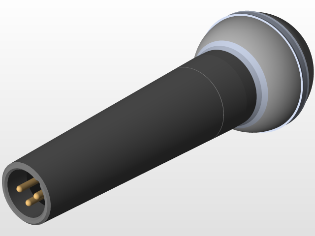 Dynamic Microphone | 3D CAD Model Library | GrabCAD