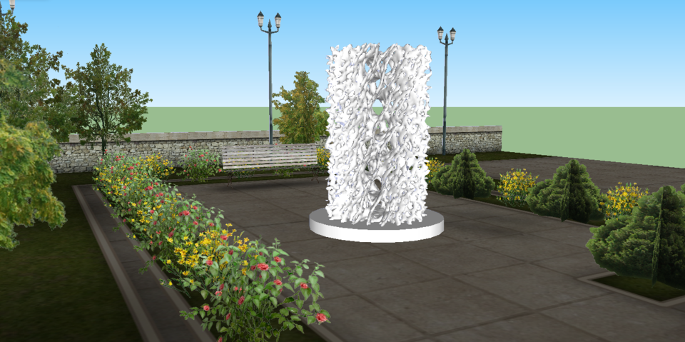 Air Sponge Sculptural Piece
