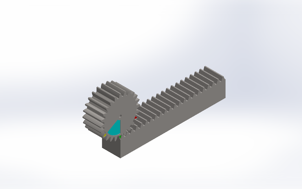 Rack & Pinion 3D CAD Model Library GrabCAD