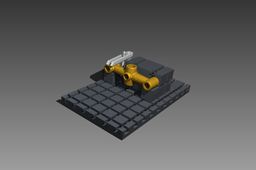 Miling top side of model 