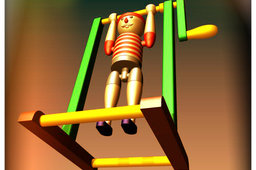 Wooden artiste - children for fun