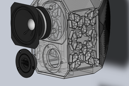 Box of loudspeakers