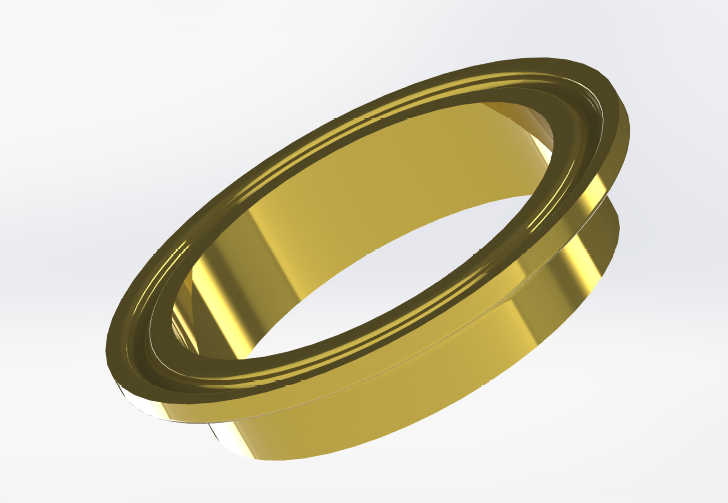 2" QUICK CLAMP FERRULE, SHORT WELD