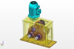GEAR WITH 2 LINES OF OUTPUT