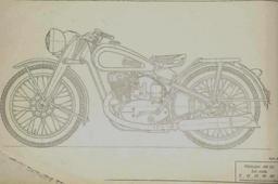 Blueprints-Old Russian Motorcycle IZ 350