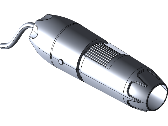 USB Microscope Generic 3D CAD Model Library GrabCAD usb-microscope-generic-3d-cad-model-library-grabcad