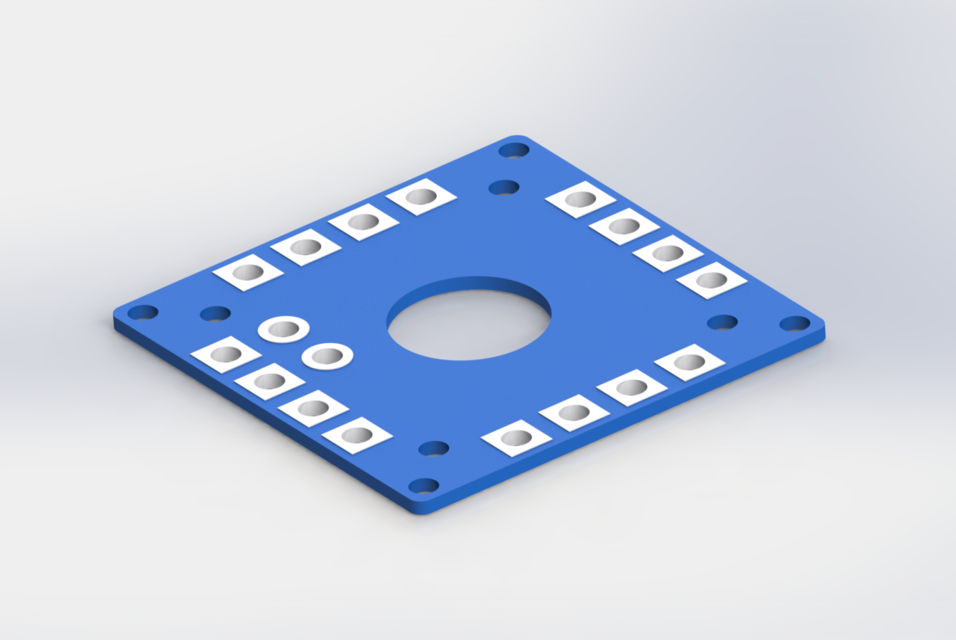 100A power distribution board 3D CAD Model Library GrabCAD