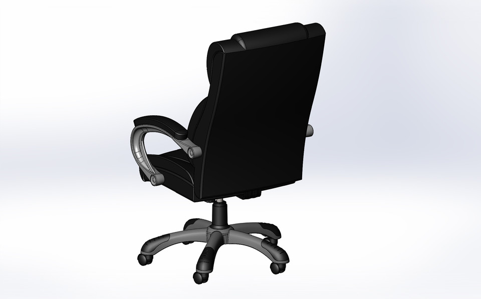 Кресло / Office Chair 3D CAD Model Library GrabCAD