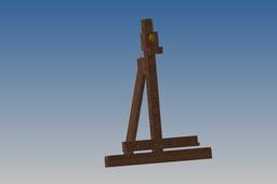 table easel painting