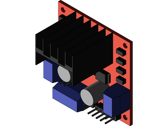 L298N H-Bridge Motor Driver 3D CAD Model Library GrabCAD, 55% OFF