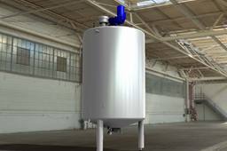 Mixing tank 3000 litres, impeller agitator, 1300mm diameter