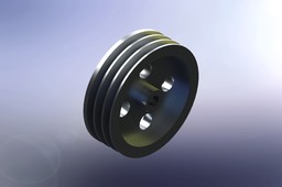 V-belt pulley
