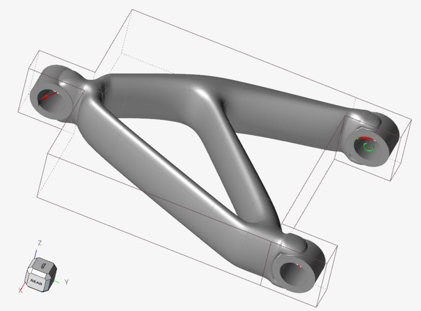 Suspension lower arm 3D CAD Model Library GrabCAD