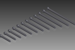 DIN 94 Split Pins (Cotter Pins). Nom. Diameter 8mm