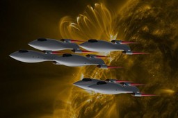 futureistic spaceship