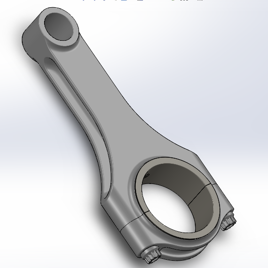 Connecting Rod 3D CAD Model Library GrabCAD