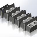 CINCH Series 140 3/8" Centers #5 Screw Terminal Blocks