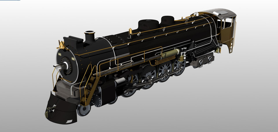 Class 0-5A 4-8-4 Baldwin steam locomotive